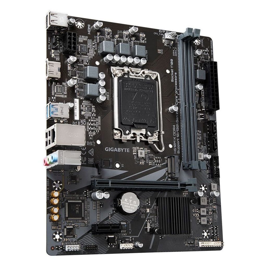 Материнська плата GIGABYTE H610M K DDR4 - фото 4 Материнська плата GIGABYTE H610M K DDR4 - фото 4