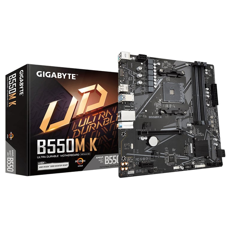 Материнська плата GIGABYTE B550M K - фото 1