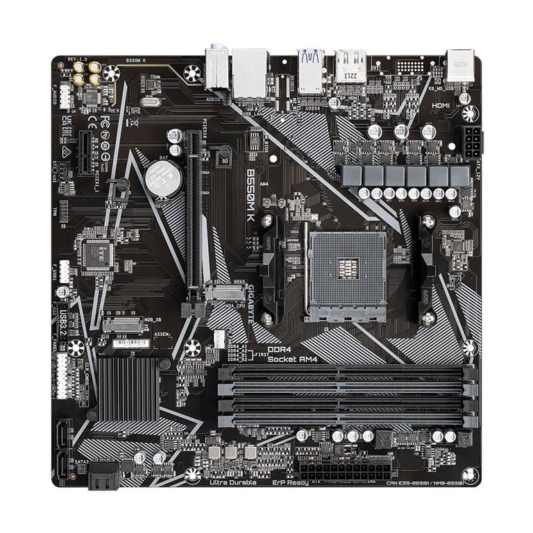Материнська плата GIGABYTE B550M K - фото 3