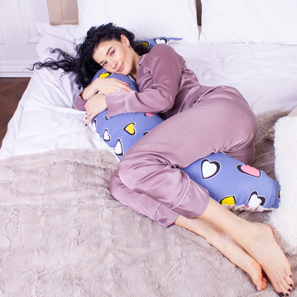 Подушка MirSon для вагітних та годування №8320 Print Line 17-0143 Mayya Бязь 30х170х20 см (2200006200451) - фото 6 Подушка MirSon для вагітних та годування №8320 Print Line 17-0143 Mayya Бязь 30х170х20 см (2200006200451) - фото 6