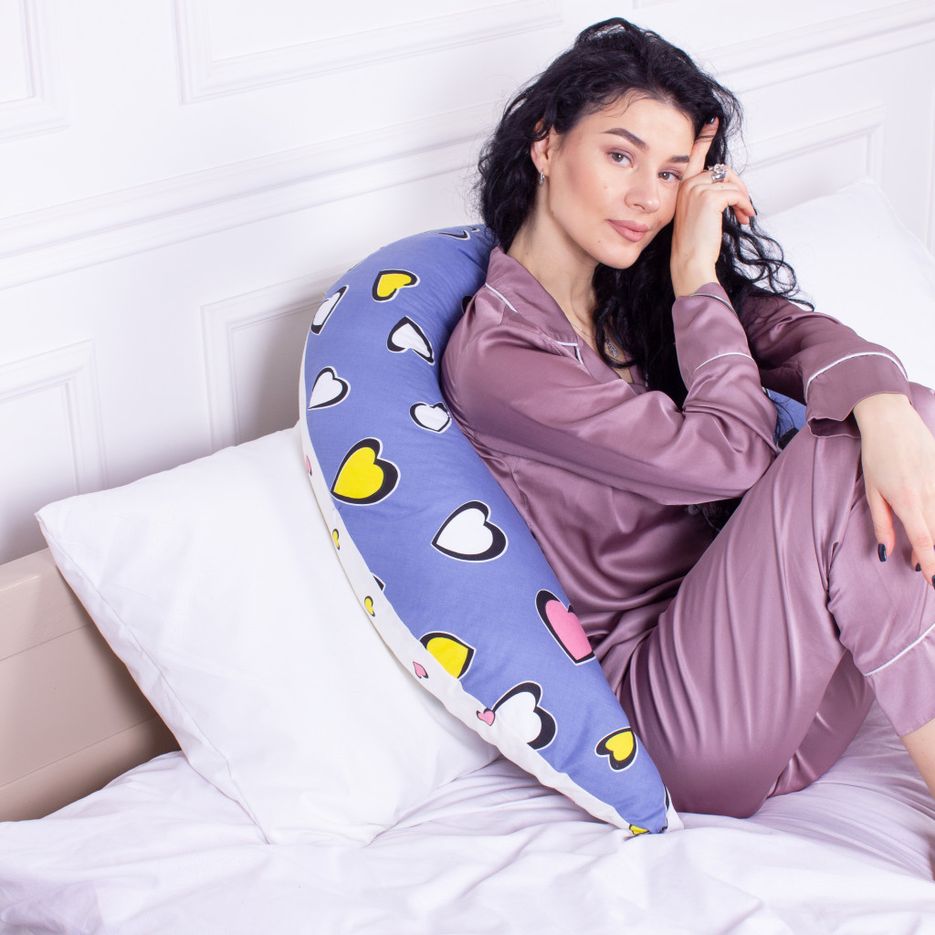 Подушка MirSon для вагітних та годування №8320 Print Line 17-0143 Mayya Бязь 30х170х20 см (2200006200451) - фото 7 Подушка MirSon для вагітних та годування №8320 Print Line 17-0143 Mayya Бязь 30х170х20 см (2200006200451) - фото 7