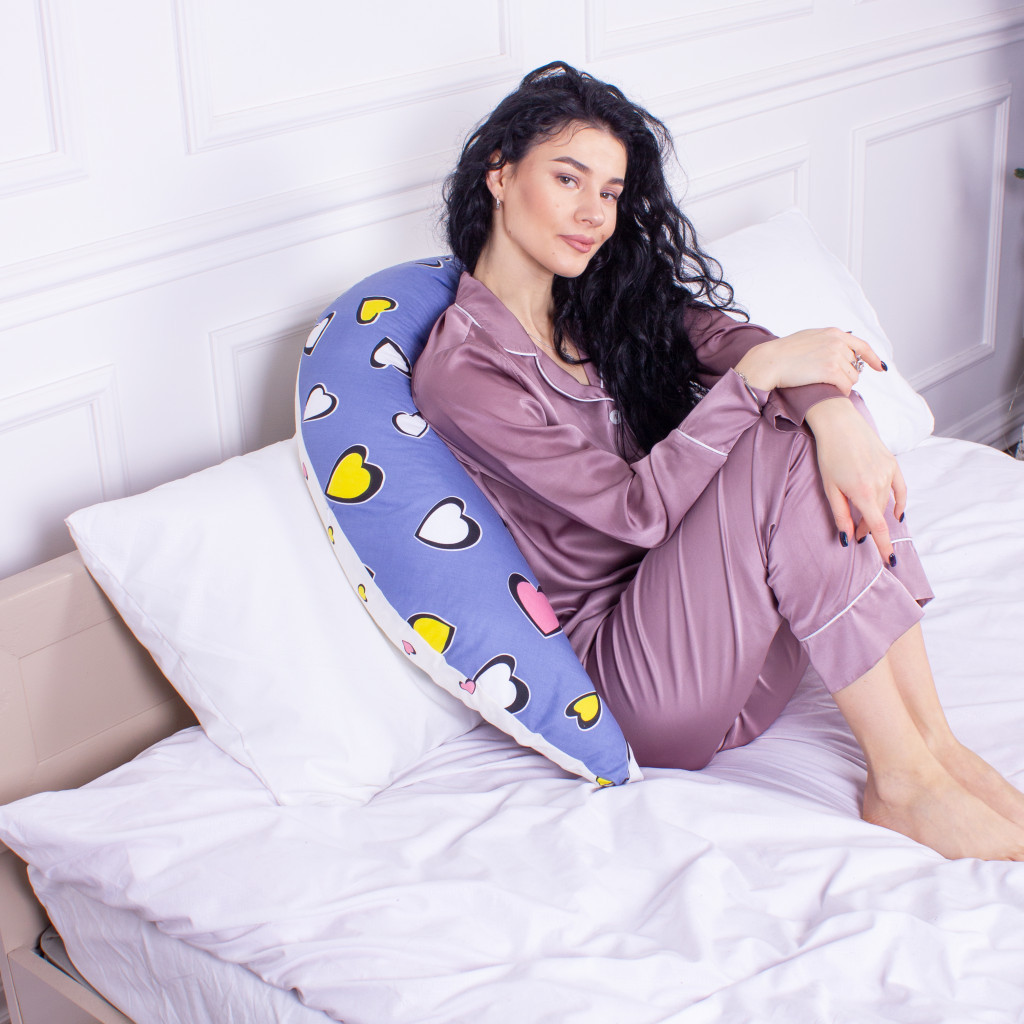 Подушка MirSon для вагітних та годування №8320 Print Line 17-0143 Mayya Бязь 30х170х20 см (2200006200451) - фото 8 Подушка MirSon для вагітних та годування №8320 Print Line 17-0143 Mayya Бязь 30х170х20 см (2200006200451) - фото 8