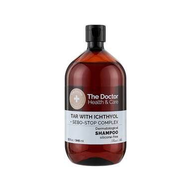 Шампунь The Doctor Health & Care Tar With Ichthyol + Sebo-Stop Complex Дьогтьовий з іхтіолом 946 мл (8588006041699) - фото 1