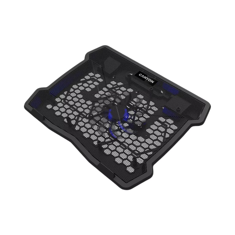 Підставка до ноутбука Canyon NS02, 10-15.6 laptop, single fan with 2x2.0 USB hub (CNE-HNS02) - фото 2