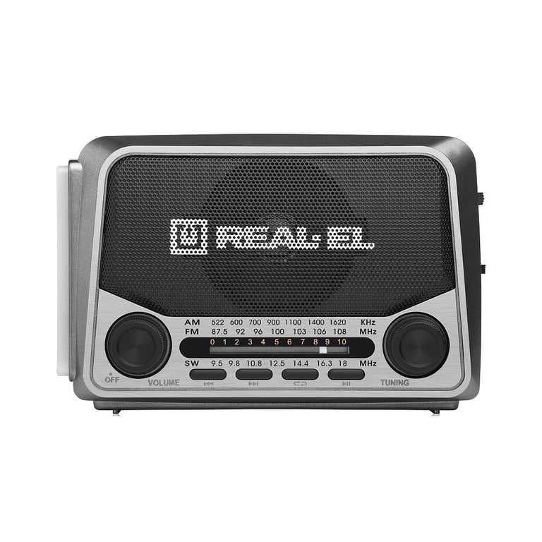 Портативний радіоприймач REAL-EL X-525 Grey - фото 2