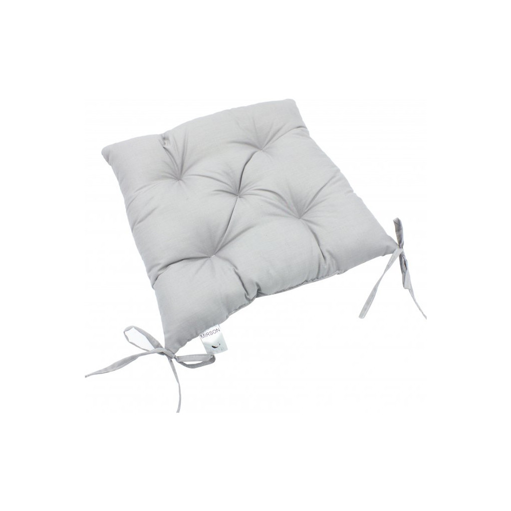 Подушка на стілець MirSon Ranforce Elite 16-5703 Light Gray 50x50 см (2200006276050) - фото 1 Подушка на стілець MirSon Ranforce Elite 16-5703 Light Gray 50x50 см (2200006276050) - фото 1