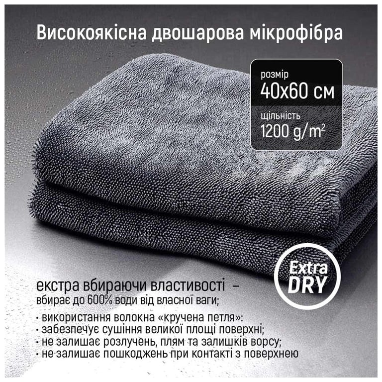 Автомобільна серветка ColorWay Extra Dry 1200gs (CW-5612) - фото 6