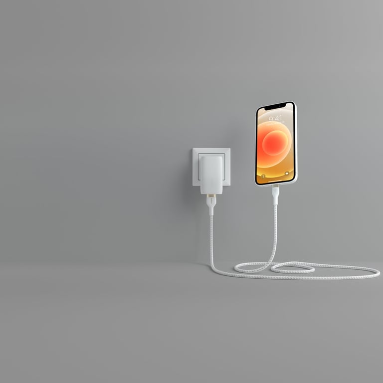 Дата кабель USB 2.0 AM to Lightning 1.0m white Belkin (CAA010BT1MWH) - фото 3