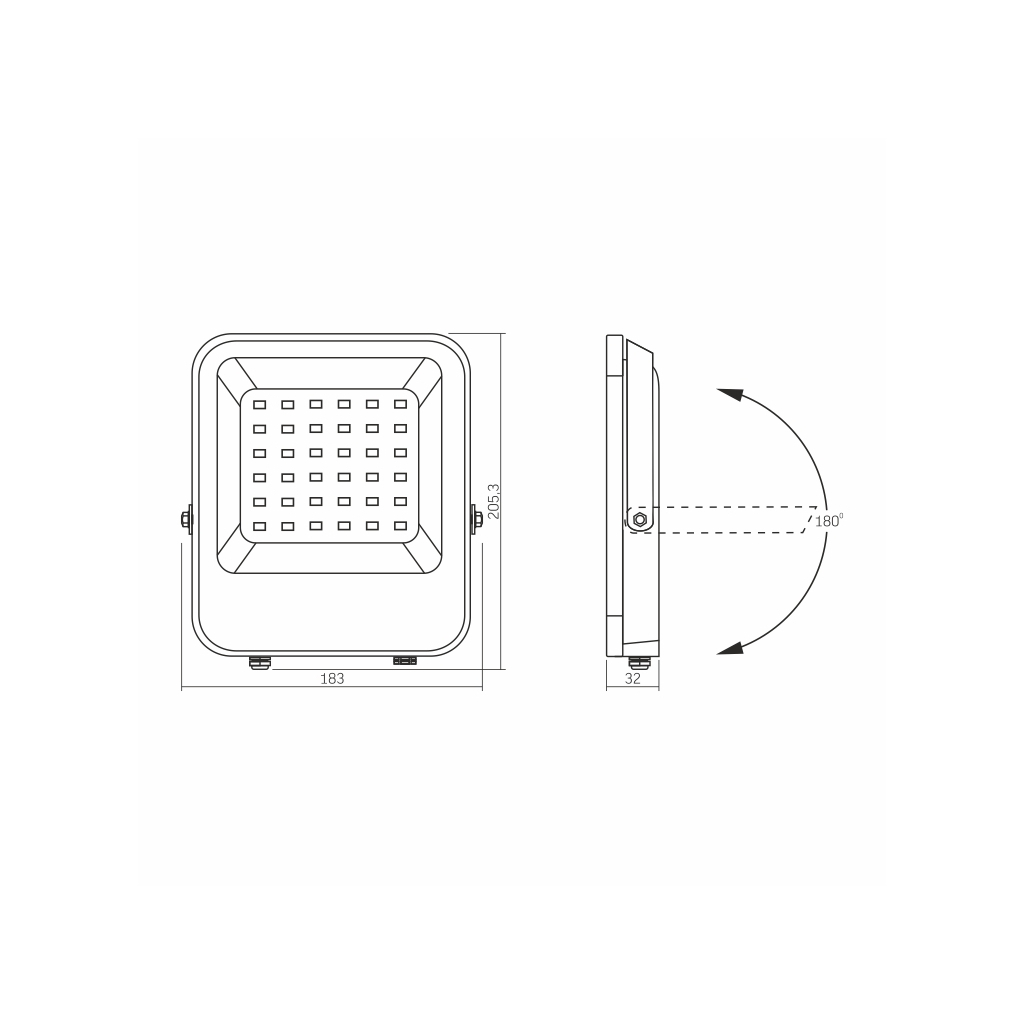 Прожектор Videx LED VIDEX 50W RGB 220V (VL-F3-50-RGB) - фото 3 Прожектор Videx LED VIDEX 50W RGB 220V (VL-F3-50-RGB) - фото 3