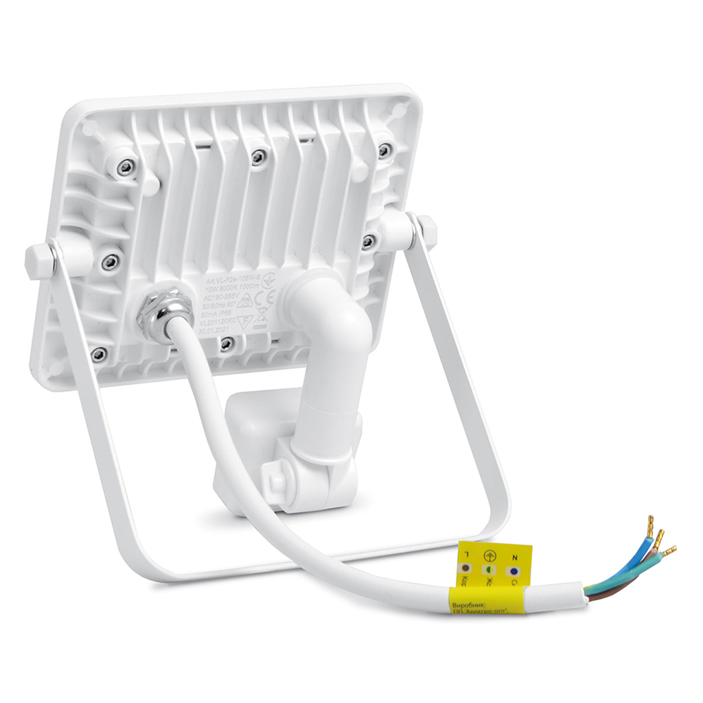 Прожектор Videx LED F2e 20W 5000K (VL-F2e205W-S) - фото 3 Прожектор Videx LED F2e 20W 5000K (VL-F2e205W-S) - фото 3