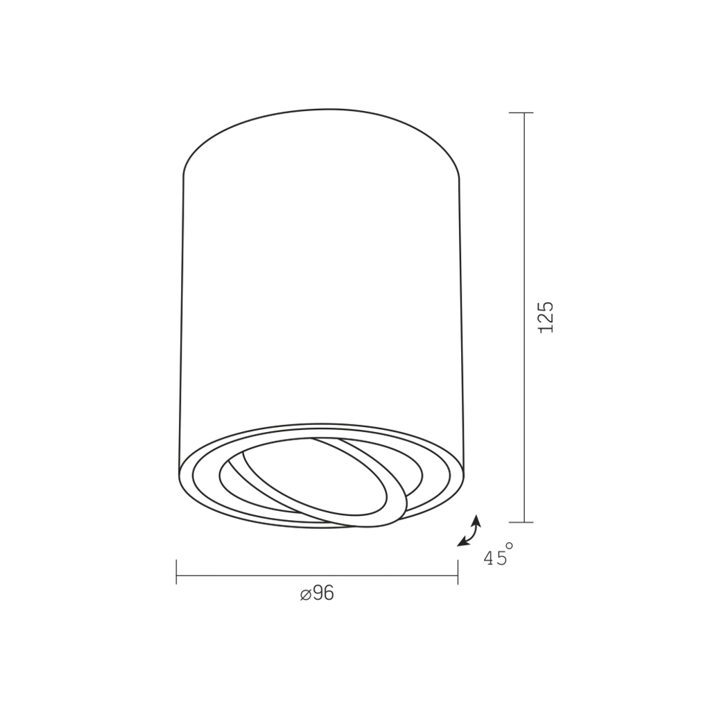 Світильник точковий Videx під лампу GU10 накладний Чорний (VL-SPF13A-B) - фото 2 Світильник точковий Videx під лампу GU10 накладний Чорний (VL-SPF13A-B) - фото 2