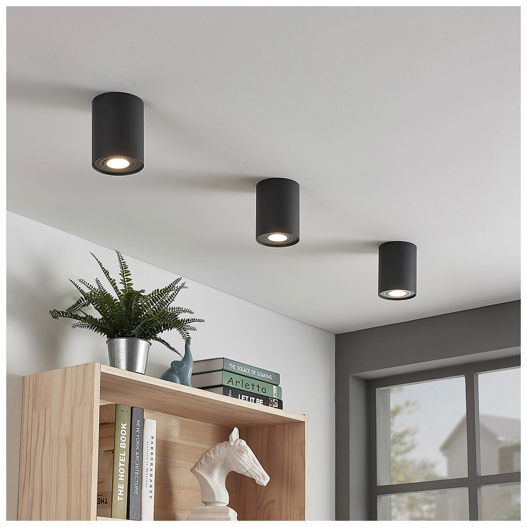 Світильник точковий Videx під лампу GU10 накладний Чорний (VL-SPF13A-B) - фото 4 Світильник точковий Videx під лампу GU10 накладний Чорний (VL-SPF13A-B) - фото 4