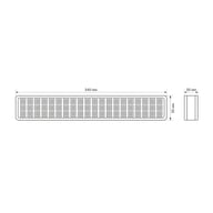 Світильник TITANUM LED аварійний 60 LED 6500K (TL-EM1108) - фото 2