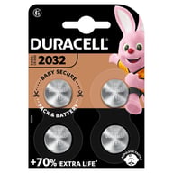 Батарейка Duracell CR 2032 / DL 2032 * 4 (5007662/5010951/5014799) - фото 2