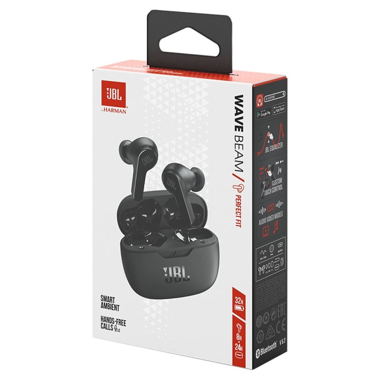 Навушники JBL Wave Beam TWS Black (JBLWBEAMBLK) - фото 9