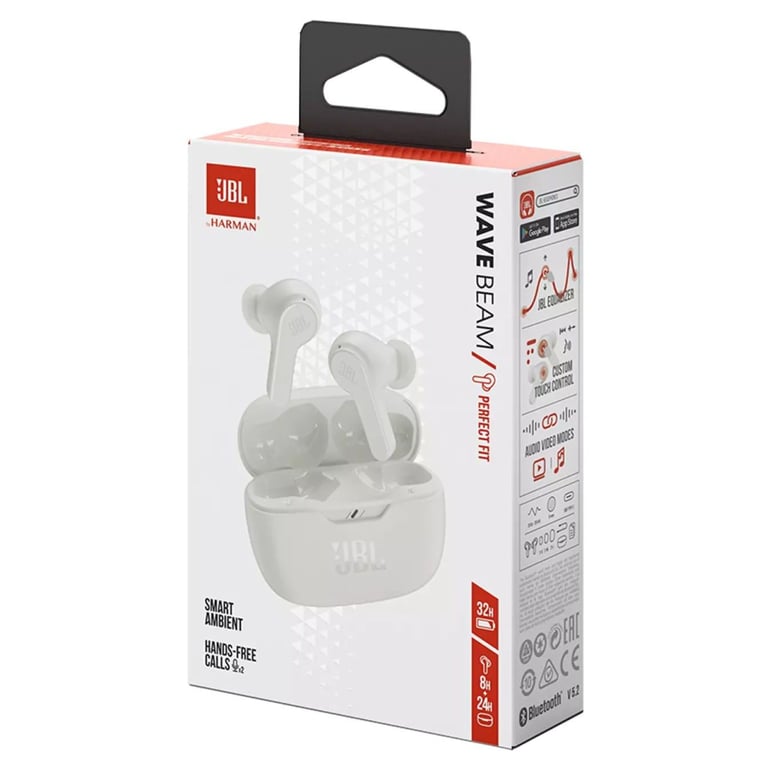Навушники JBL Wave Beam TWS White (JBLWBEAMWHT) - фото 9