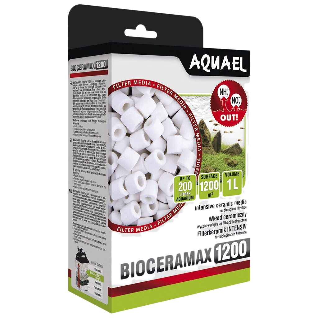 Наповнювач для акваріумного фільтра AquaEl BioCera MAX UltraPro 1200 1 л (5905546053969) - фото 1 Наповнювач для акваріумного фільтра AquaEl BioCera MAX UltraPro 1200 1 л (5905546053969) - фото 1