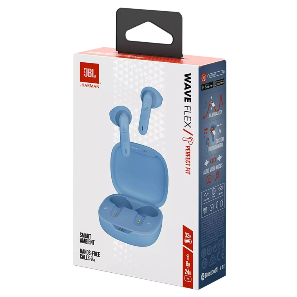 Навушники JBL Wave Flex TWS Blue (JBLWFLEXBLU) - фото 10 Навушники JBL Wave Flex TWS Blue (JBLWFLEXBLU) - фото 10