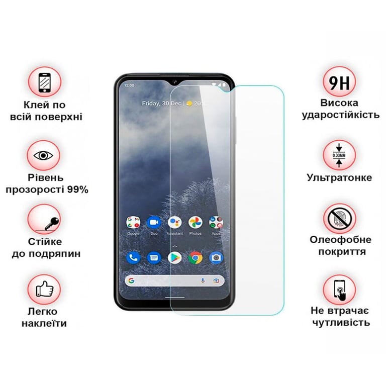 Скло захисне BeCover Nokia G60 5G 3D Crystal Clear Glass (708547) - фото 4
