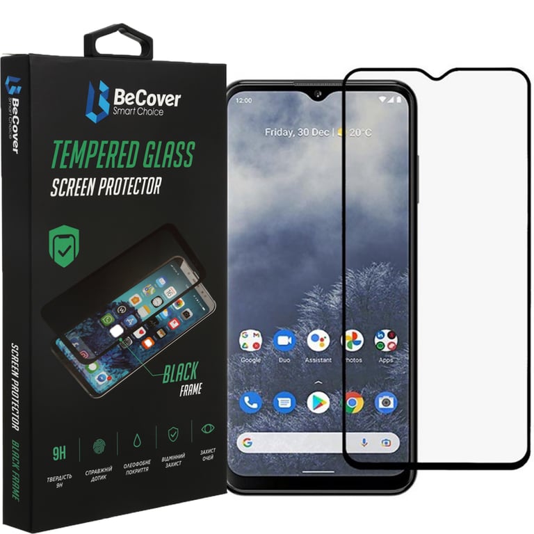 Скло захисне BeCover Nokia G60 5G Black (708548) - фото 1