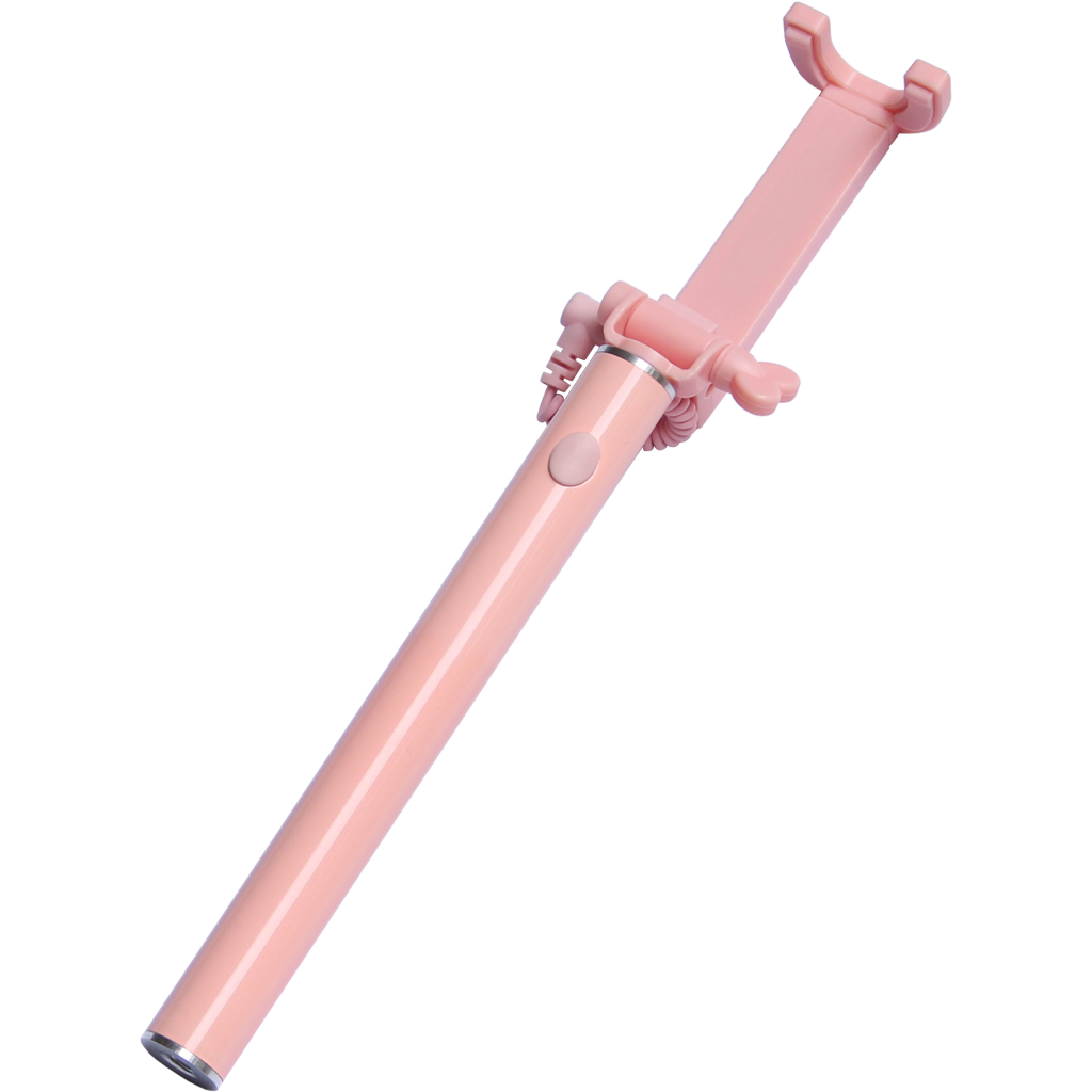 Монопод для селфі Grand-X Elegant 3,5 U-кріплення, персиковий (E3UPC) - фото 1