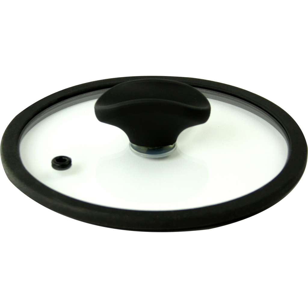 Кришка для посуду TVS Glass/Silicon 16 см (94651160035201) - фото 1 Кришка для посуду TVS Glass/Silicon 16 см (94651160035201) - фото 1
