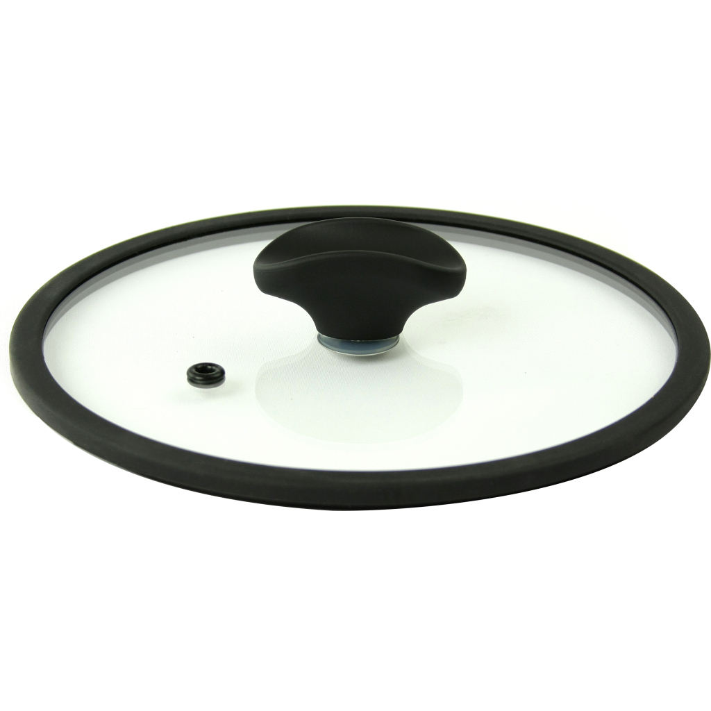 Кришка для посуду TVS Glass/Silicon 20 см (9465120003D401) Кришка для посуду TVS Glass/Silicon 20 см (9465120003D401)