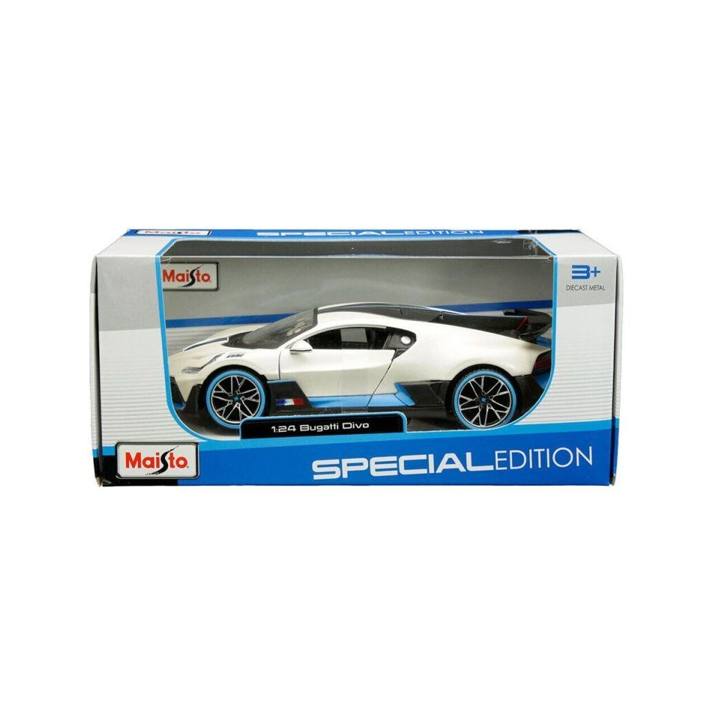 Масштабна модель автомобіля Maisto Bugatti Divo білий 1:24 (31526 met. white) - фото 6 Масштабна модель автомобіля Maisto Bugatti Divo білий 1:24 (31526 met. white) - фото 6