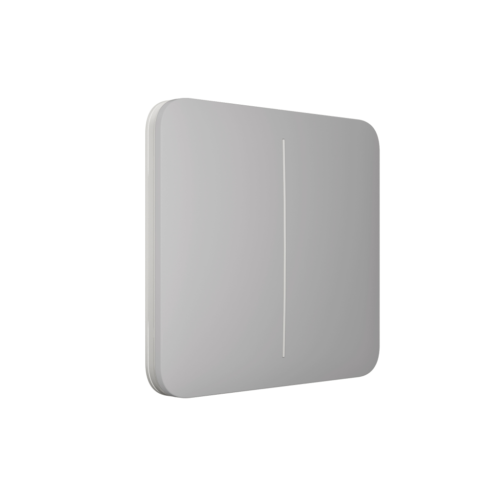 Розумний вимикач Ajax SoloButton 2-gang димний - фото 2 Розумний вимикач Ajax SoloButton 2-gang димний - фото 2