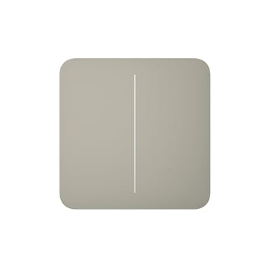 Розумний вимикач Ajax SoloButton 2-gang /Оливковий (SoloButton 2-gang /Olive) - фото 1