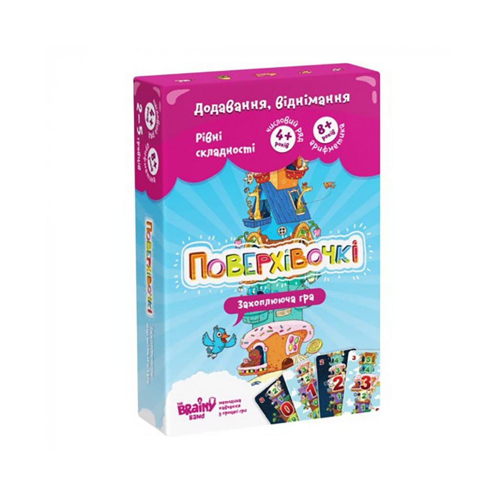 Настільна гра The Brainy Band Поверхівочки, Українська (2000050) Настільна гра The Brainy Band Поверхівочки, Українська (2000050)
