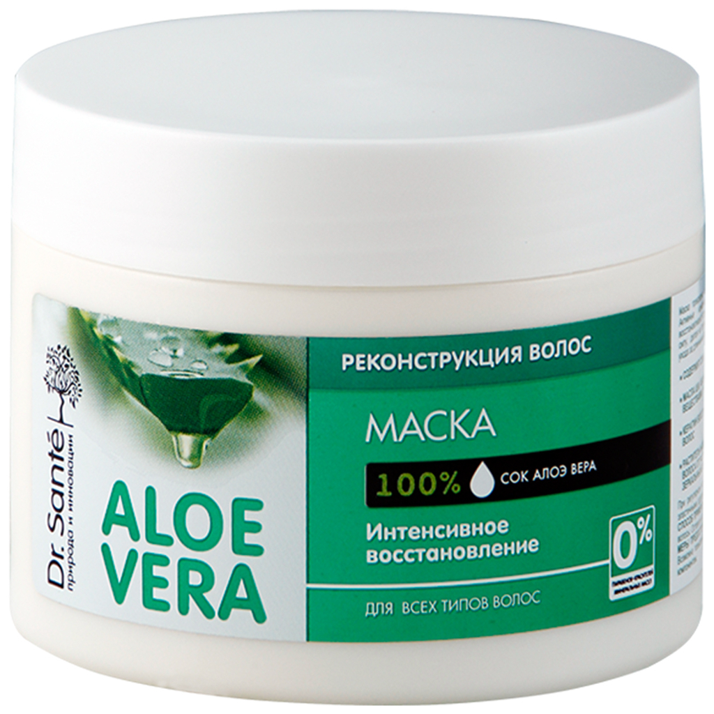 Маска для волосся Dr. Sante Aloe Vera Реконструкція 300 мл (4823015937040) - фото 1