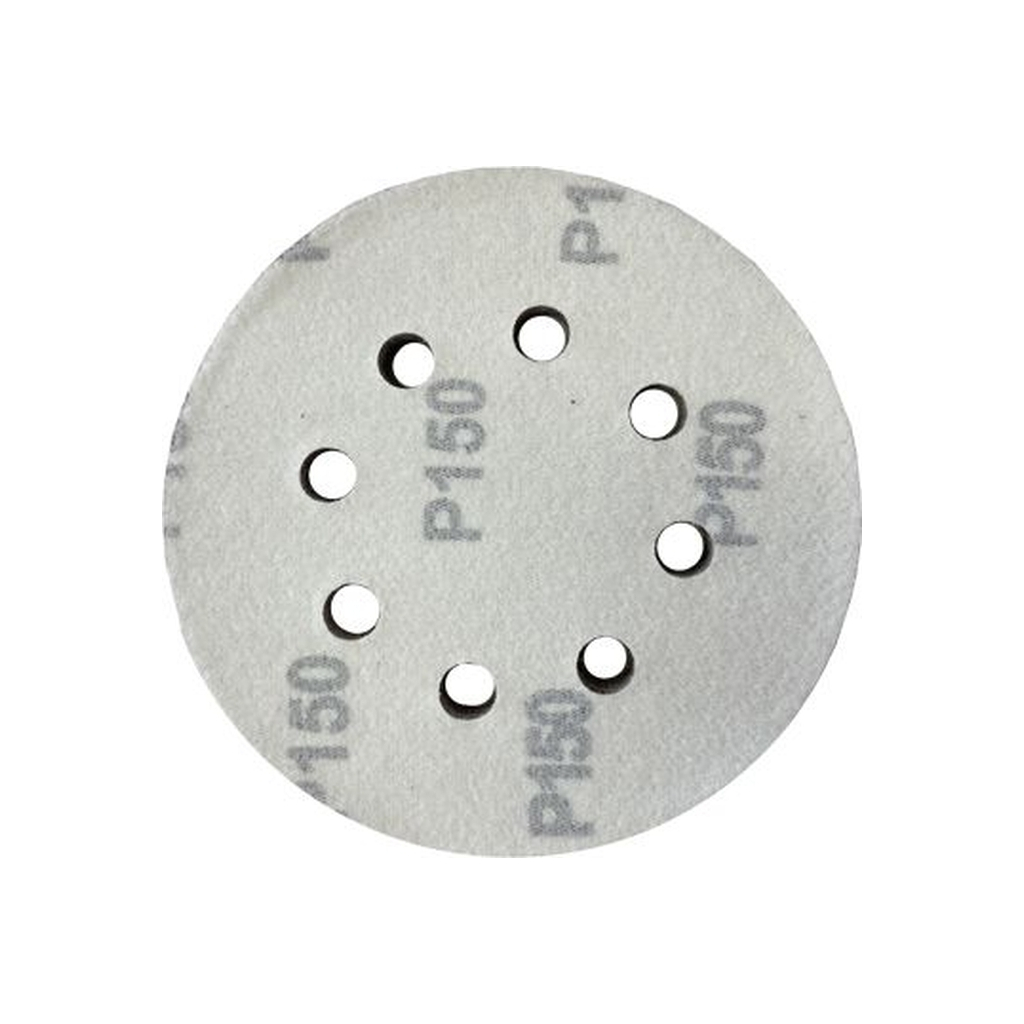 Круг зачистний Зеніт 125 мм з отворами під пилевивод (10 шт.) Р150 (12500150) - фото 3 Круг зачистний Зеніт 125 мм з отворами під пилевивод (10 шт.) Р150 (12500150) - фото 3