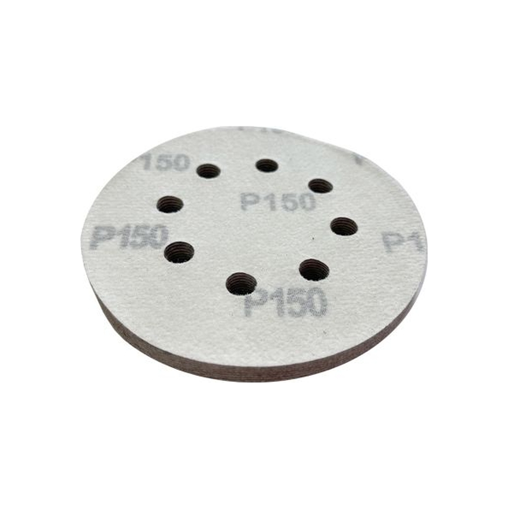 Круг зачистний Зеніт 125 мм з отворами під пилевивод (10 шт.) Р150 (12500150) - фото 4 Круг зачистний Зеніт 125 мм з отворами під пилевивод (10 шт.) Р150 (12500150) - фото 4