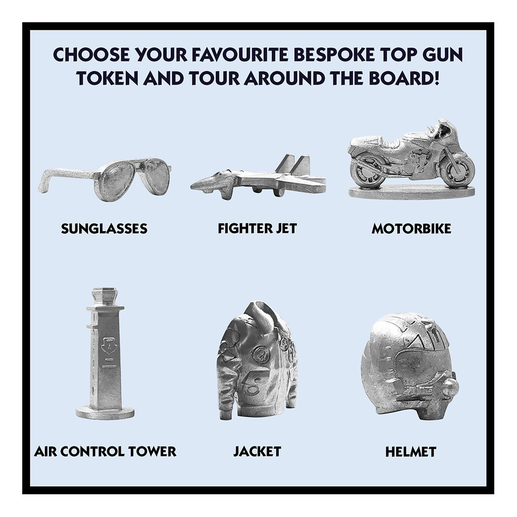 Настільна гра Winning Moves Top Gun Monopoly (WM00548-EN1-6) - фото 2 Настільна гра Winning Moves Top Gun Monopoly (WM00548-EN1-6) - фото 2