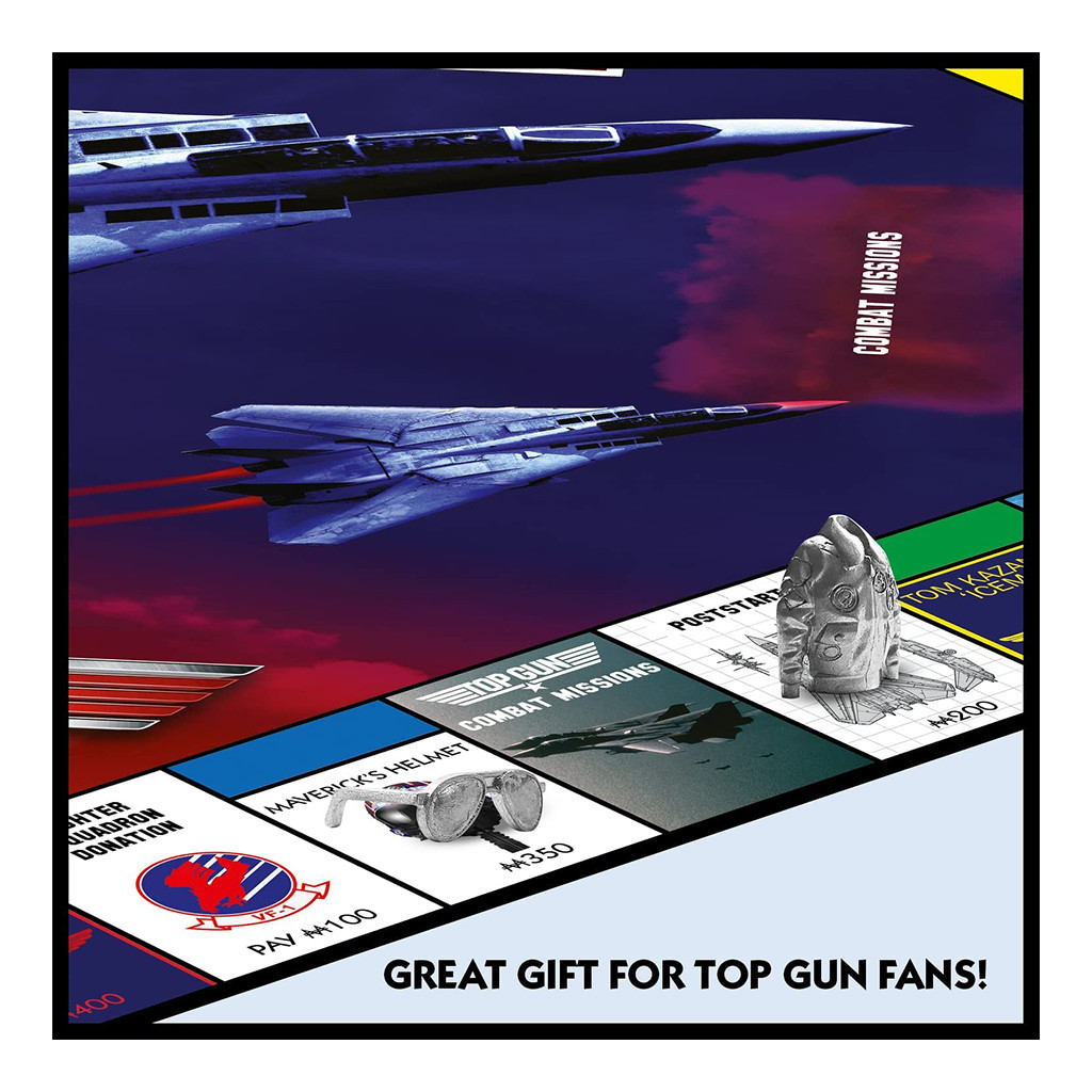 Настільна гра Winning Moves Top Gun Monopoly (WM00548-EN1-6) - фото 8 Настільна гра Winning Moves Top Gun Monopoly (WM00548-EN1-6) - фото 8