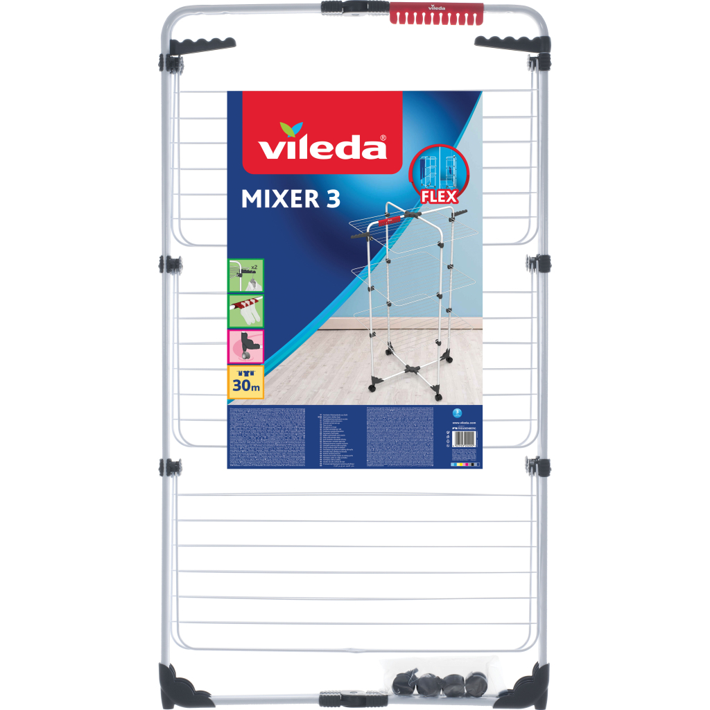 Сушарка для білизни Vileda Mixer 3 Tower Indoor Dryer 30 м (4023103202092) - фото 2 Сушарка для білизни Vileda Mixer 3 Tower Indoor Dryer 30 м (4023103202092) - фото 2