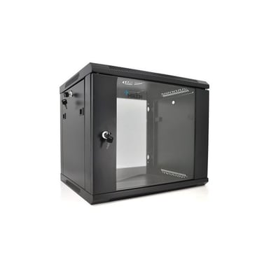 Шафа настінна Merlion 9U 19" 600*600*500 (Ш*Г*В)мм, black (Ml3-6609 / 23528) - фото 1