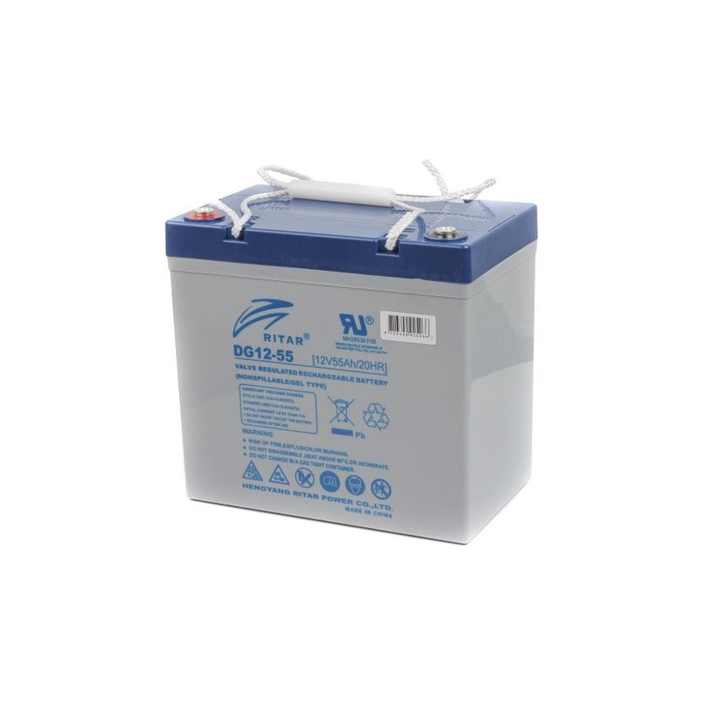 Батарея до ДБЖ Ritar GEL DG12-55 12V-55Ah (DG12-55) - фото 1