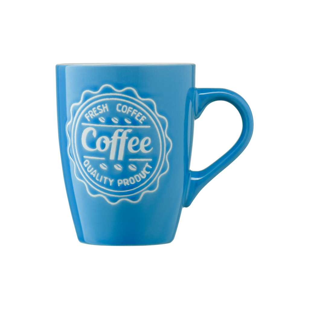 Чашка Ardesto Coffee 330 мл Blue (AR3469BL) - фото 4 Чашка Ardesto Coffee 330 мл Blue (AR3469BL) - фото 4
