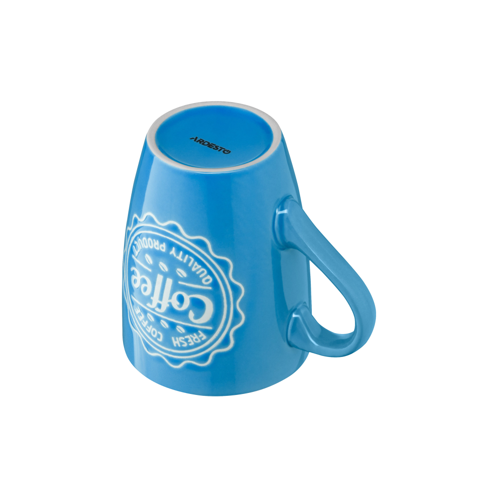 Чашка Ardesto Coffee 330 мл Blue (AR3469BL) - фото 6 Чашка Ardesto Coffee 330 мл Blue (AR3469BL) - фото 6