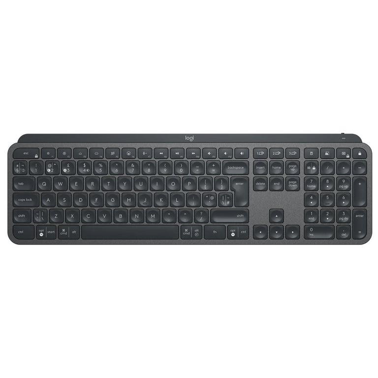 Клавіатура Logitech MX Keys Advanced for Business Wireless Illuminated UA Graphite (920-010251) - фото 1