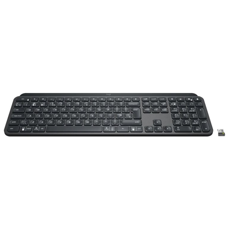 Клавіатура Logitech MX Keys Advanced for Business Wireless Illuminated UA Graphite (920-010251) - фото 2