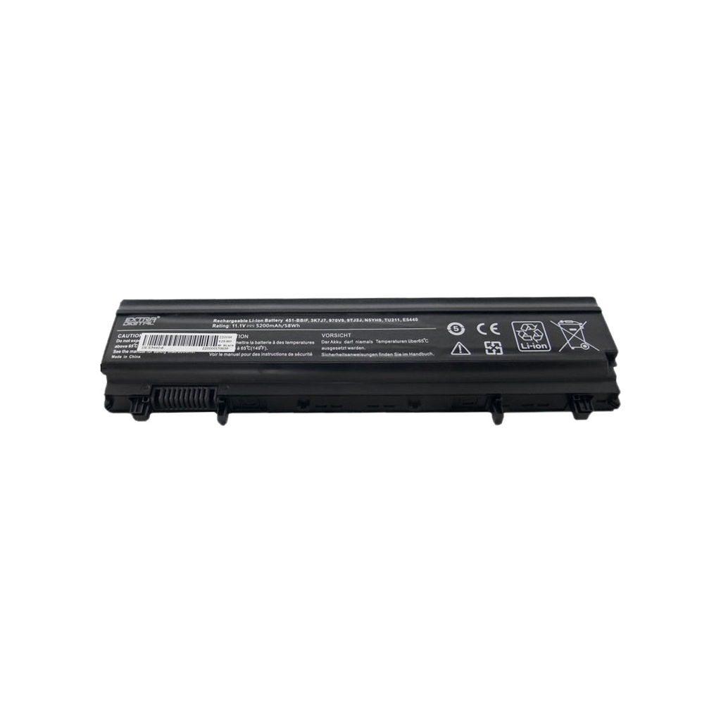 Акумулятор до ноутбука Dell E5440, E5540 5200mAh Extradigital (BND4010) - фото 2 Акумулятор до ноутбука Dell E5440, E5540 5200mAh Extradigital (BND4010) - фото 2