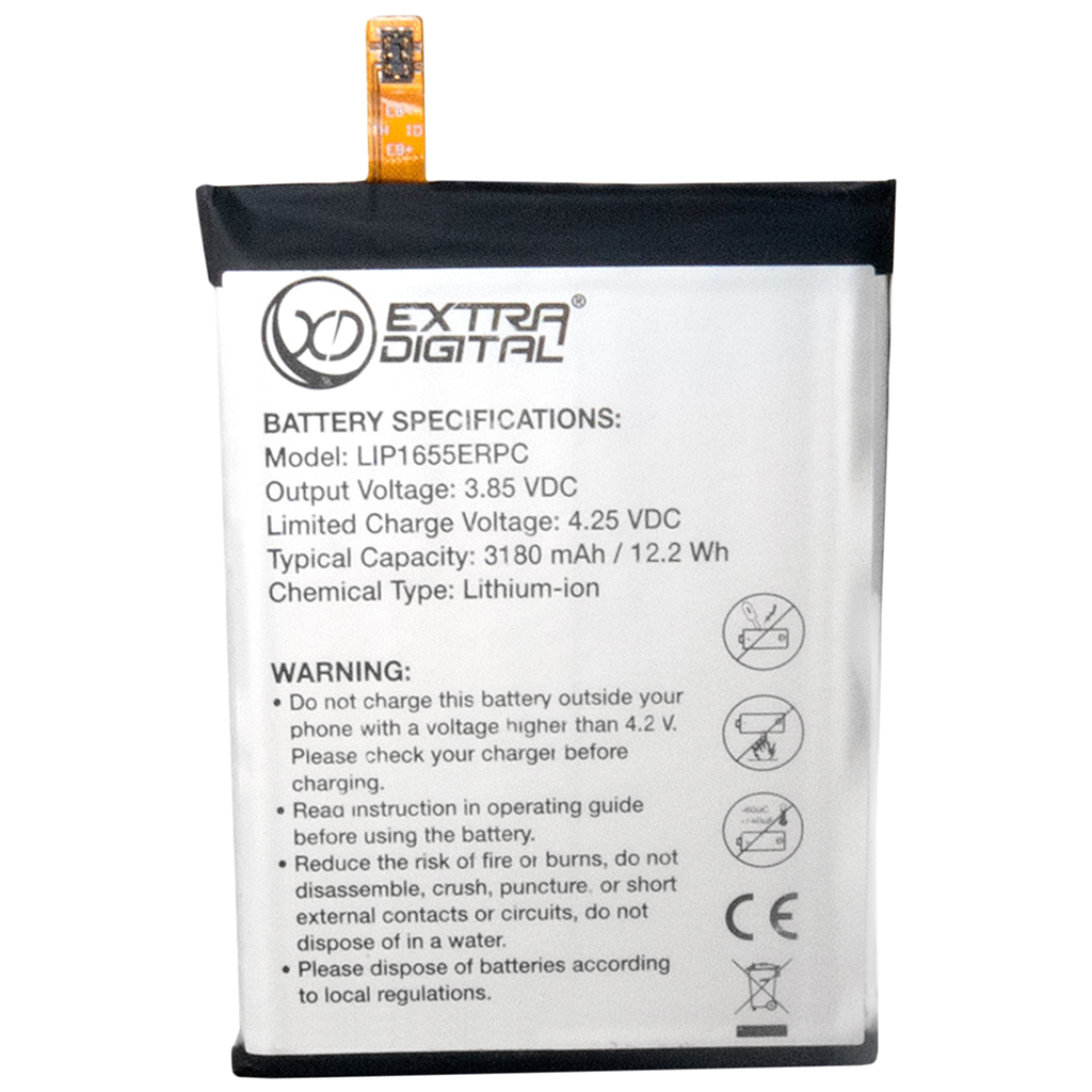 Акумуляторна батарея Extradigital Sony Xperia XZ2 LIS1655ERPC 3180 mAh (BMX6486) - фото 1 Акумуляторна батарея Extradigital Sony Xperia XZ2 LIS1655ERPC 3180 mAh (BMX6486) - фото 1