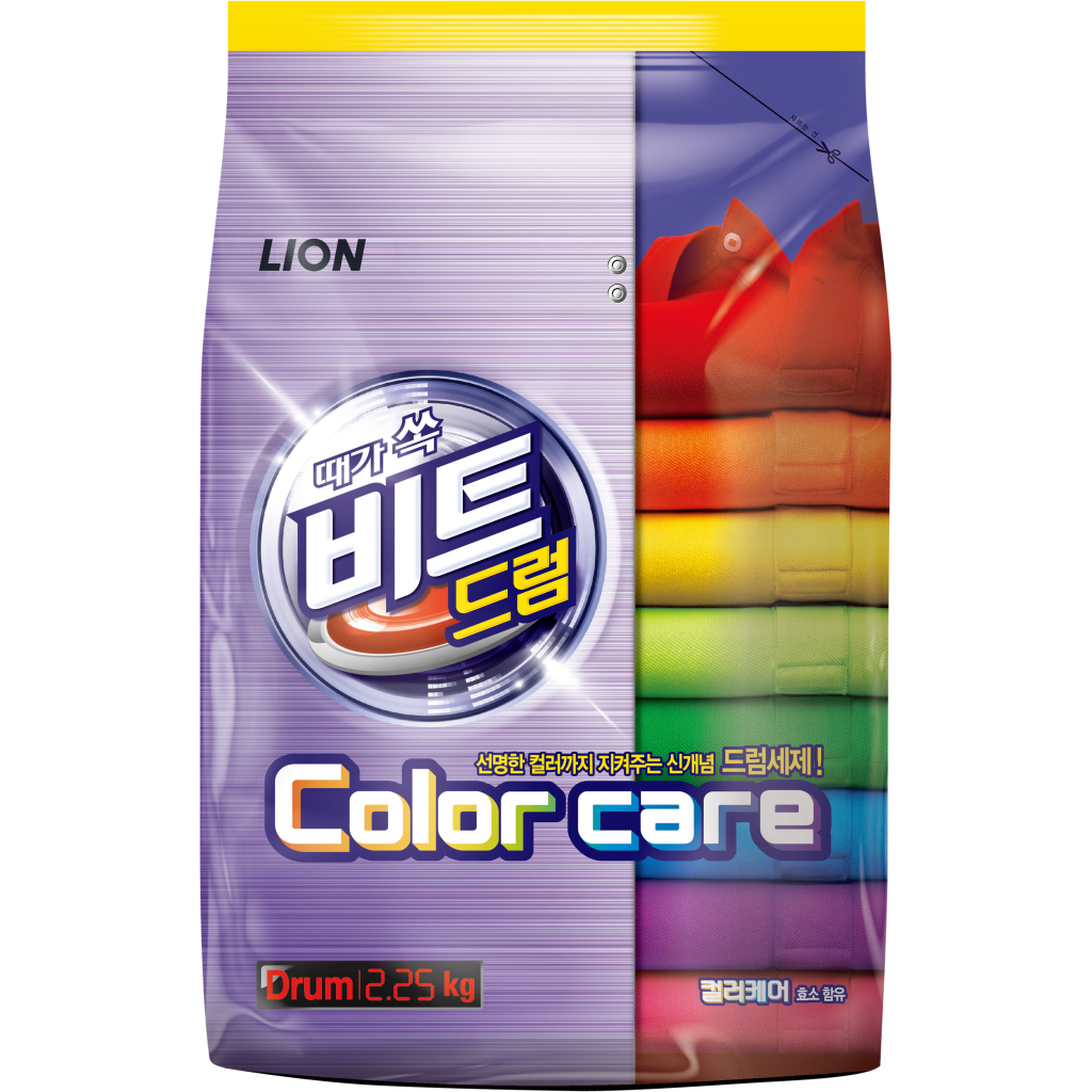 Пральний порошок Lion Beat Drum Color 2.25 кг (8806325609339) - фото 1 Пральний порошок Lion Beat Drum Color 2.25 кг (8806325609339) - фото 1