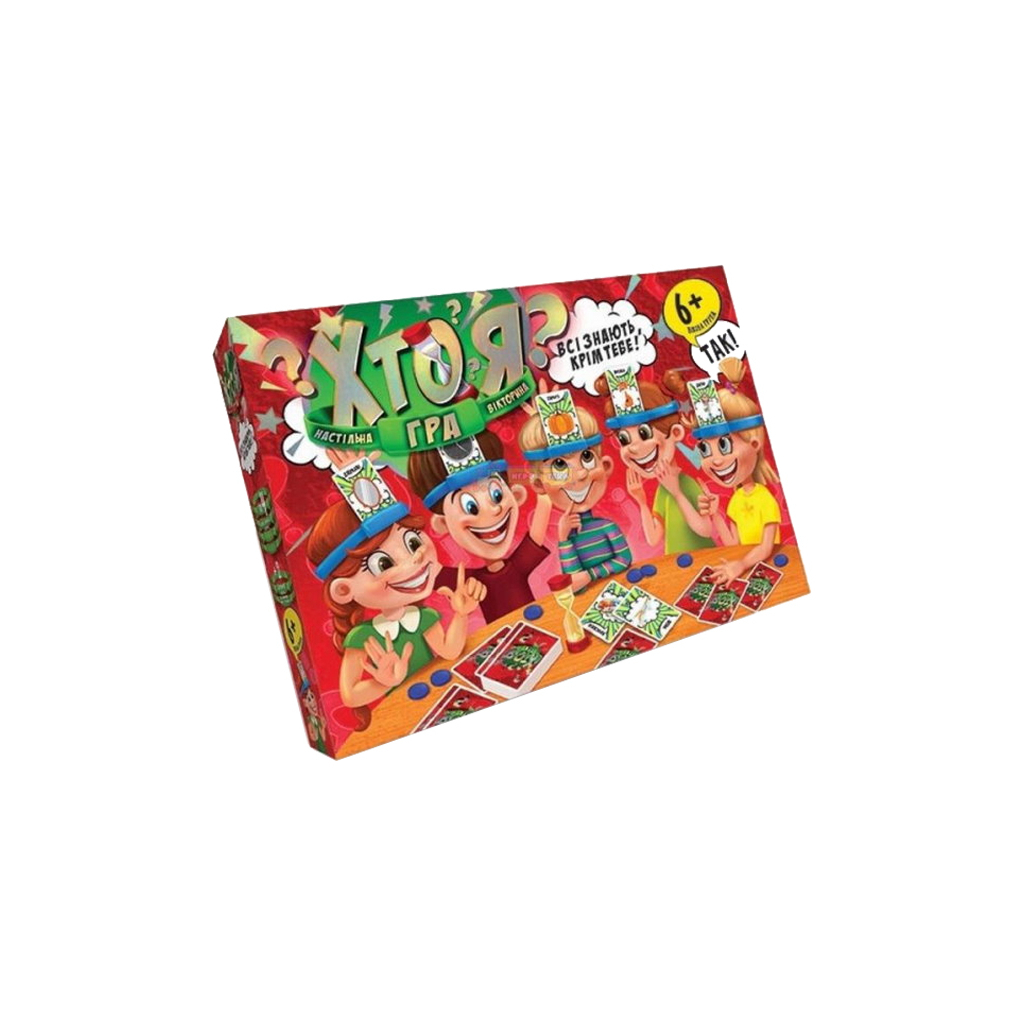 Настільна гра Danko Toys Хто я? (велика), українська (HIM-01-02) Настільна гра Danko Toys Хто я? (велика), українська (HIM-01-02)