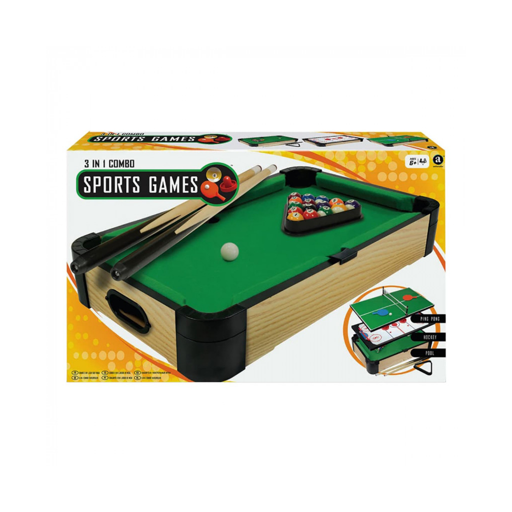 Настільна гра Merchant Ambassador 3 в 1(більярд/теніс/хокей) 50 см (6336635) - фото 4 Настільна гра Merchant Ambassador 3 в 1(більярд/теніс/хокей) 50 см (6336635) - фото 4
