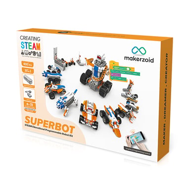 Конструктор Makerzoid Superbot Educational Building Blocks (MKZ-ID-SPB) - фото 1