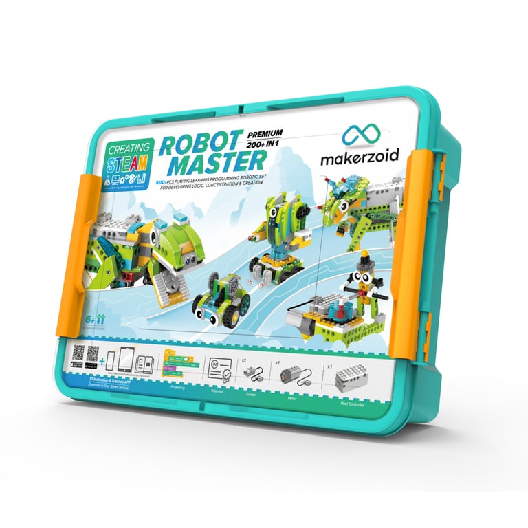 Конструктор Makerzoid Robot Master Premium (MKZ-RM-PM) - фото 1